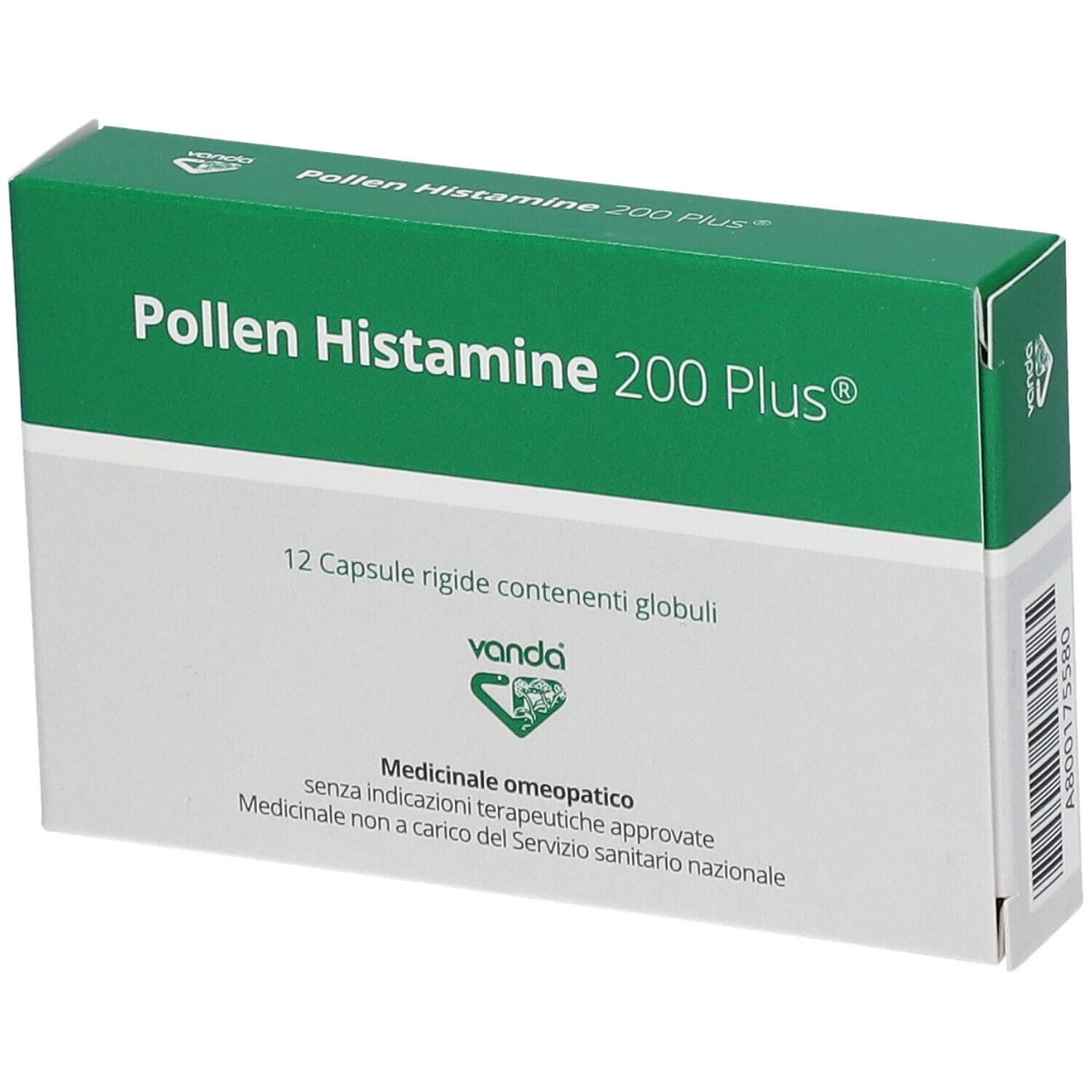 Pollen Histamine 200 Plus 12 Capsule Vanda