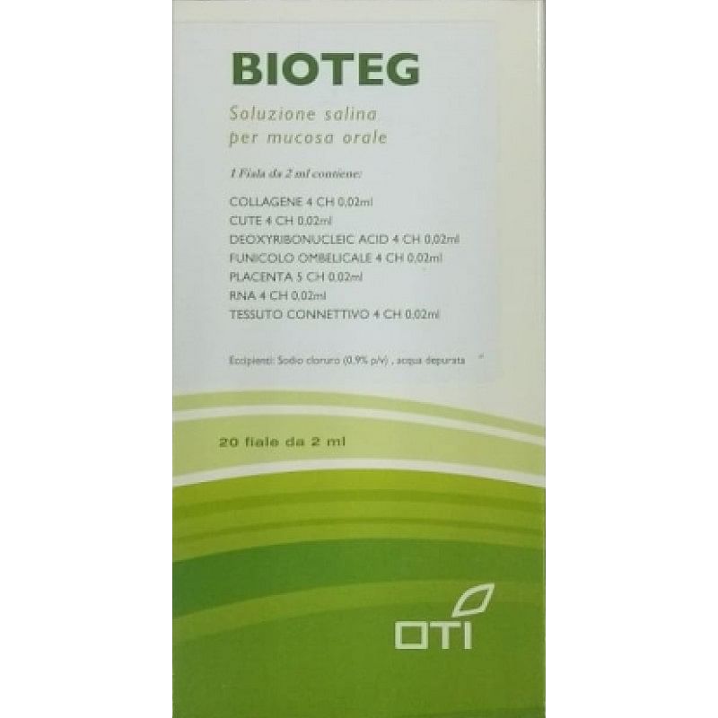 Bioteg Composto 20 Fiale Fisiologiche 2 Ml