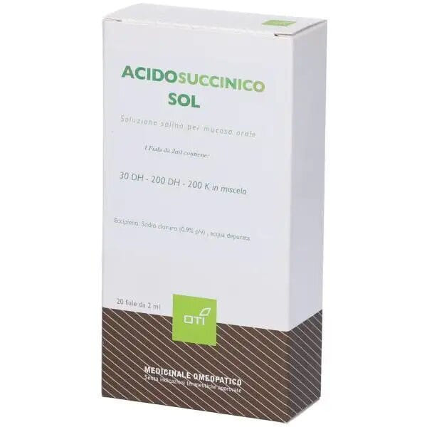 ACIDO SUCCINICO SOL 20 FIALE FISIOLOGICHE 2ML