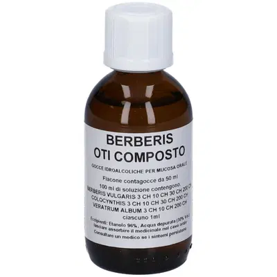 BERBERIS OTI COMPOSTO GOCCE 50 ML SOLUZIONE IDROALCOLICA BERBERIS OTI COMPOSTO GOCCE 50 ML SOLUZIONE IDROALCOLICA