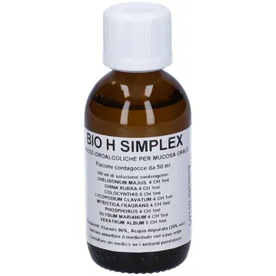 BIO H SIMPLEX COMPOSTO GOCCE 50 ML SOLUZIONE IDROALCOLICA BIO H SIMPLEX COMPOSTO GOCCE 50 ML SOLUZIONE IDROALCOLICA