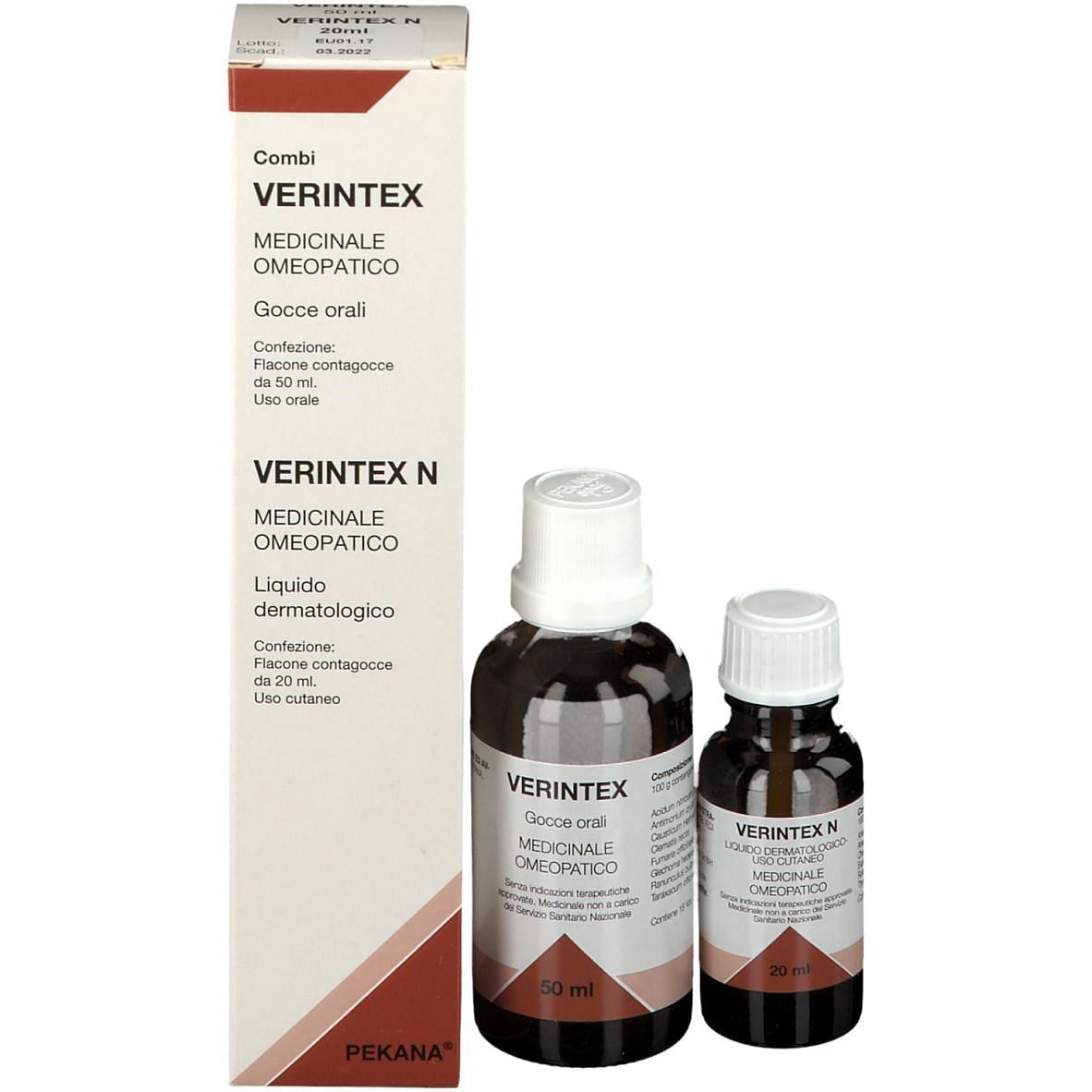 Verintex Combi Gocce Pekana 50 + 20 Ml