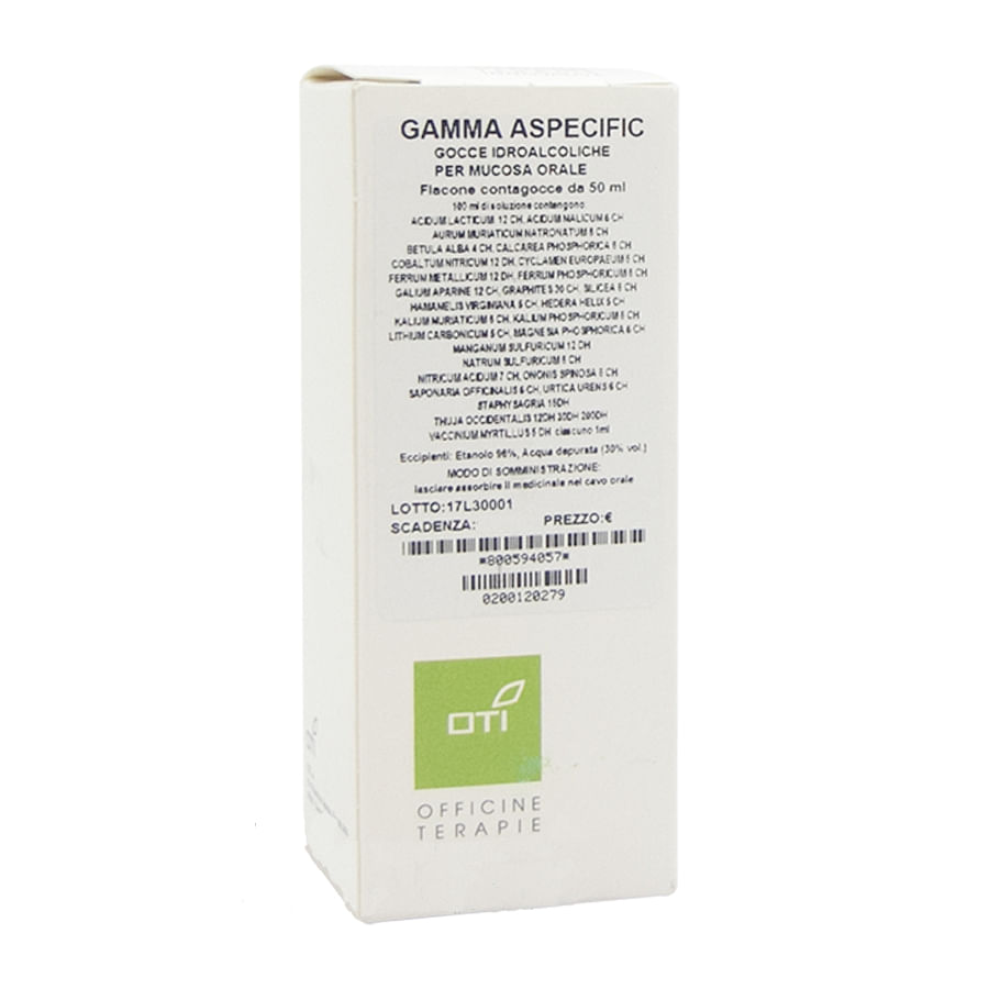 Gamma Aspecific Composto Gocce 50 Ml Soluzione Idroalcolica