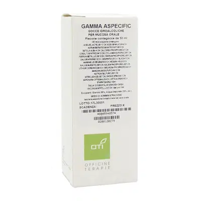 GAMMA ASPECIFIC COMPOSTO GOCCE 50 ML SOLUZIONE IDROALCOLICA GAMMA ASPECIFIC COMPOSTO GOCCE 50 ML SOLUZIONE IDROALCOLICA