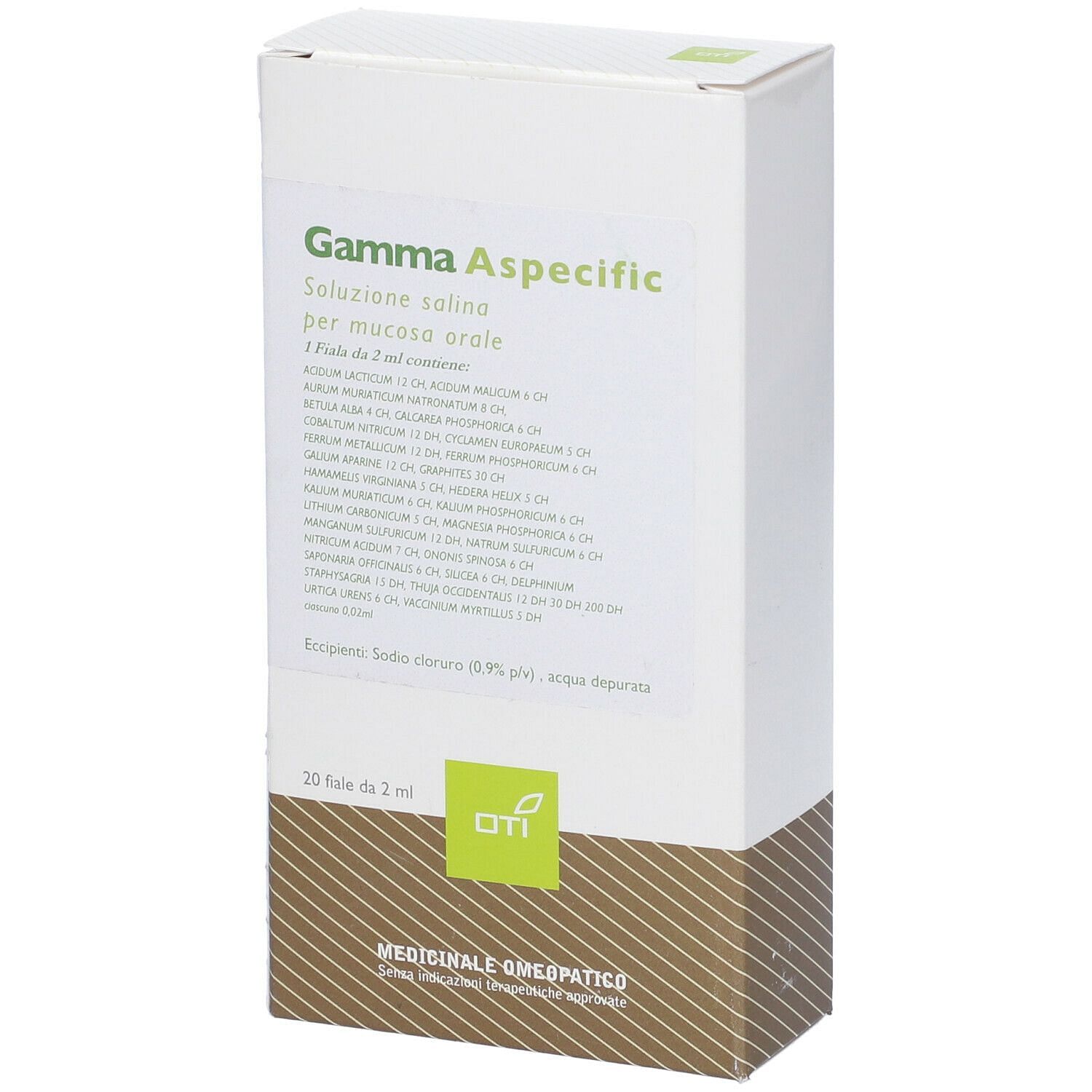 Gamma Aspecific Composto 20 Fiale Fisiologiche 2 Ml