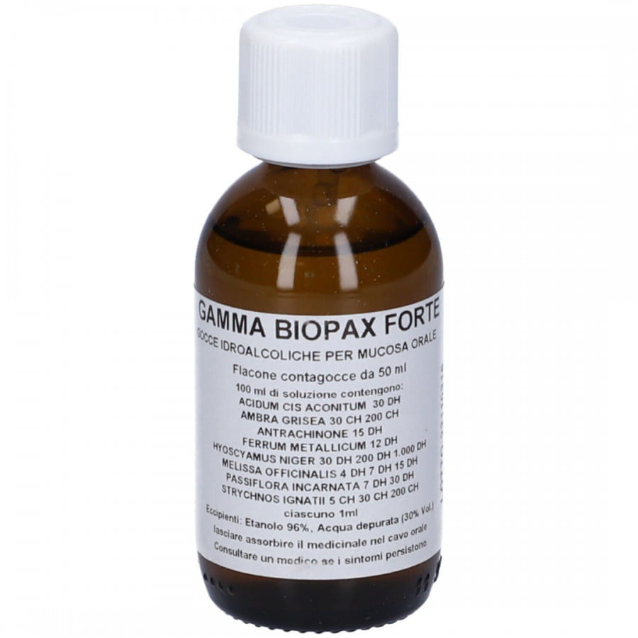 GAMMA BIOPAX FORTE COMPOSTO GOCCE 50 ML SOLUZIONE IDROALCOLICA