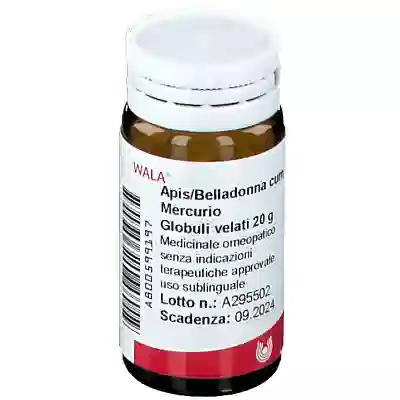APIS BELLADONNA MERC 20 G GLOBULI WALA