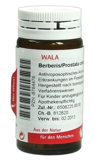 Wala Berberis Prostata Compositum Globuli 20 G