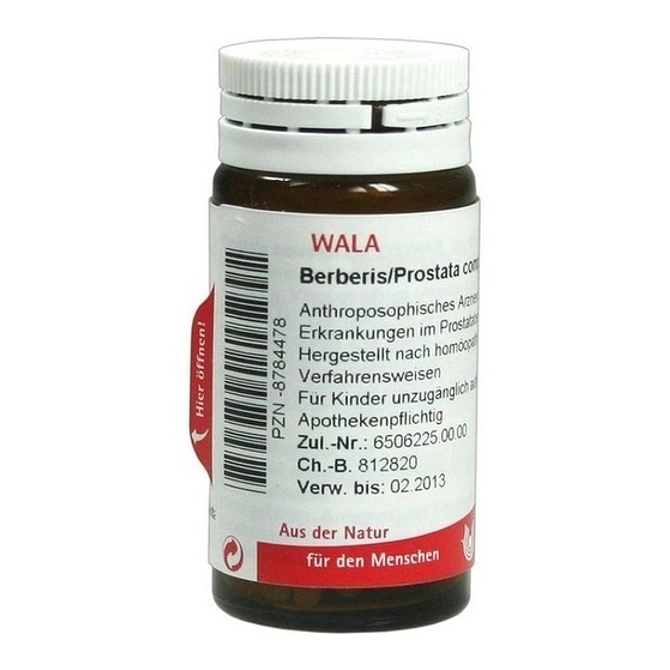 Wala Berberis Prostata Compositum Globuli 20 G