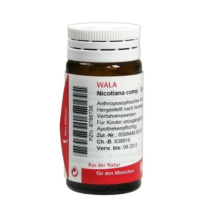 Wala Nicotiana Compositum Globuli 20 G