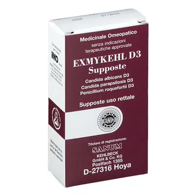EXMYKEL 10 SUPPOSTE 2G SANUM EXMYKEL 10 SUPPOSTE 2G SANUM