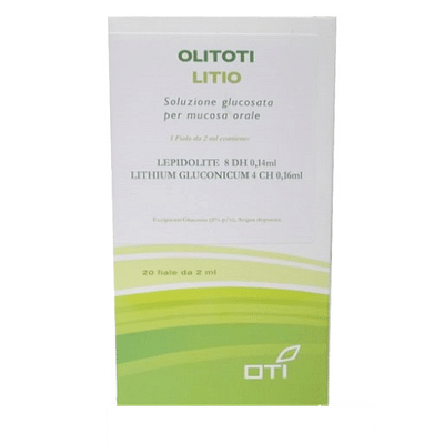 OLITOTI LITIO COMPOSTO 20 FIALE GLUCOSATE 2ML
