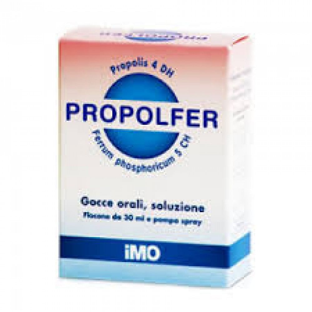 Propolfer Orali Gocce Senza Alcol 30 Ml