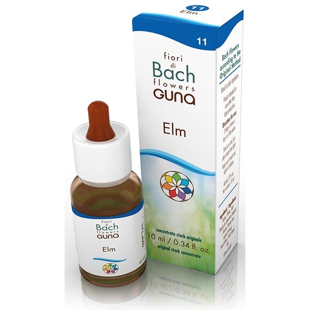 Elm Guna Fiore di Bach Gocce 10ml per Misura e Risolutezza