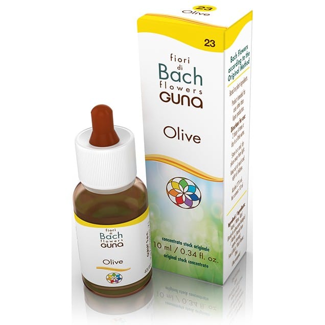 Fiore di Bach Olive Guna, gocce per riposo e rigenerazione 10ml
