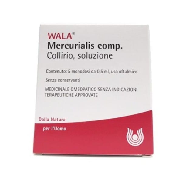 MERCURIALIS COMP COLLIRIO 5 PEZZI DA 0,5 ML