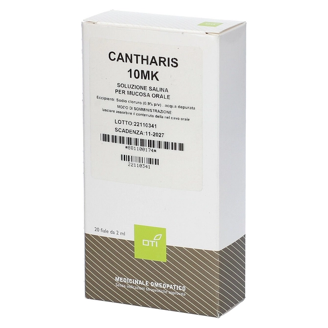 Cantharis 10 Mk 20 Fiale Fisiologiche 2 Ml