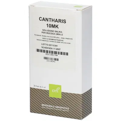 CANTHARIS 10MK 20 FIALE FISIOLOGICHE 2ML CANTHARIS 10MK 20 FIALE FISIOLOGICHE 2ML