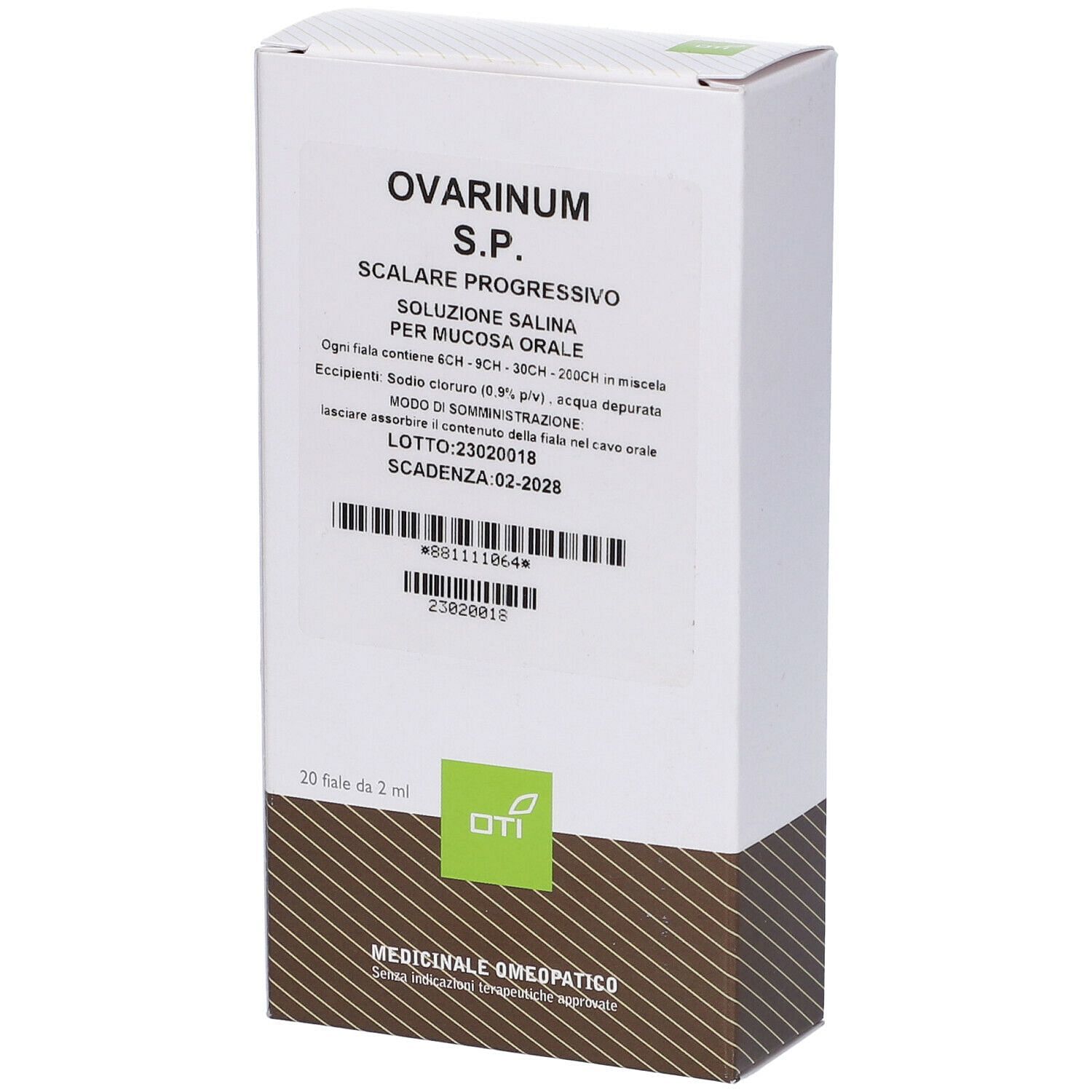 Ovarinum Scalare Progressivo 20 Fiale Fisiologiche 2 Ml