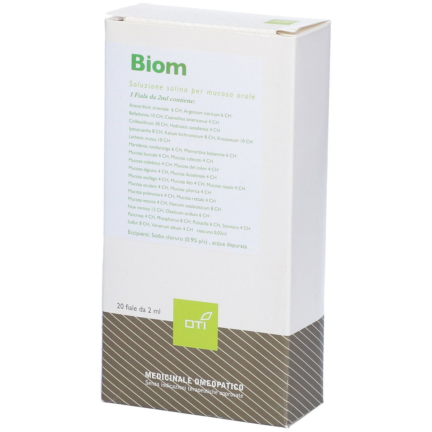 Biom Composto 20 Fiale Fisiologiche 2 Ml