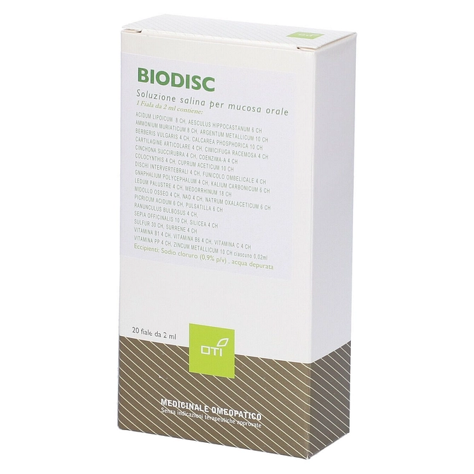 Biodisc Composto 20 Fiale Fisiologiche 2 Ml