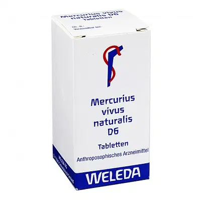 MERCURIUS VIVUS NATURALIS D6 80 COMPRESSE MERCURIUS VIVUS NATURALIS D6 80 COMPRESSE