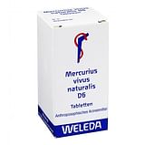 MERCURIUS VIVUS NATURALIS D6 80 COMPRESSE
