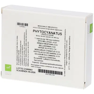 PHYTOCYANATUS COMPOSTO 60 CAPSULE PHYTOCYANATUS COMPOSTO 60 CAPSULE