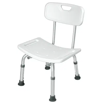 SEDIA PER DOCCIA CON SCHIENALE  1 PEZZO SEDIA PER DOCCIA CON SCHIENALE  1 PEZZO