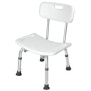 SEDIA PER DOCCIA CON SCHIENALE  1 PEZZO