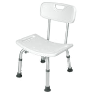 SEDIA PER DOCCIA CON SCHIENALE  1 PEZZO