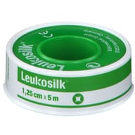 CEROTTO IN ROCCHETTO LEUKOSILK IPOALLERGENICO BIANCO 1,25X500 CM