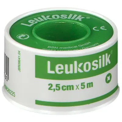 CEROTTO IN ROCCHETTO LEUKOSILK IPOALLERGENICO BIANCO 2,5X500 CM CEROTTO IN ROCCHETTO LEUKOSILK IPOALLERGENICO BIANCO 2,5X500 CM