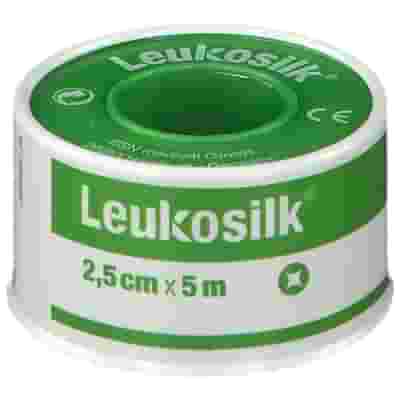 CEROTTO IN ROCCHETTO LEUKOSILK IPOALLERGENICO BIANCO 2,5X500 CM