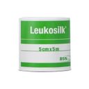 CEROTTO IN ROCCHETTO LEUKOSILK IPOALLERGENICO BIANCO 5X500 CM