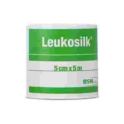 CEROTTO IN ROCCHETTO LEUKOSILK IPOALLERGENICO BIANCO 5X500 CM