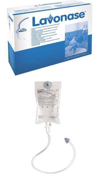 Dispositivo Lavonase per irrigazione nasale, 12 pezzi 250ml