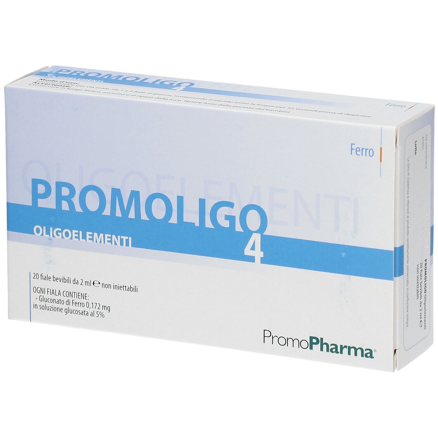 Promoligo 4 Ferro 20 Fiale 2 Ml