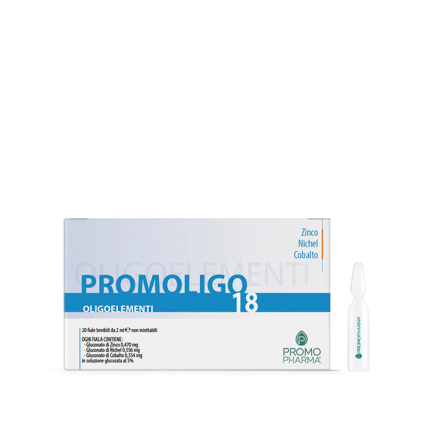PROMOLIGO 18 ZINCO/NICHEL/COBALTO 20 FIALE 2 ML