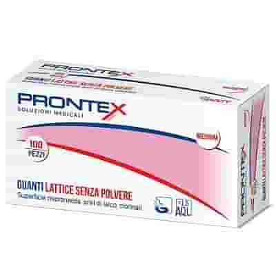 PRONTEX GUANTO IN LATTICE SENZA POLVERE PICCOLO 100 PEZZI
