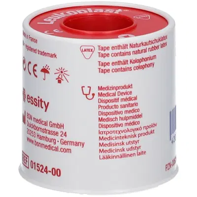 CEROTTO CHIRURGICO IN ROCCHETTO LEUKOPLAST PELLE 5X500 CM CEROTTO CHIRURGICO IN ROCCHETTO LEUKOPLAST PELLE 5X500 CM