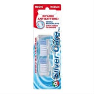 SILVERCARE SPAZZOLINO MEDIO RICAMBI 2 PEZZI