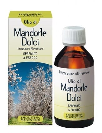 Integratore olio di mandorle dolci puro, 100ml