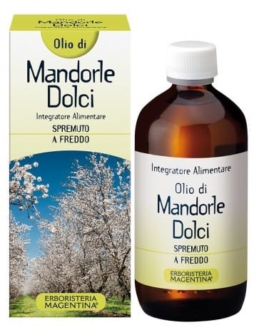 Integratore olio di mandorle dolci puro, 250ml