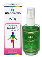 Olio da Massaggio Arcobaleno Verde Armonia N°4, 50ml