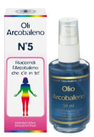 Olio da massaggio Arcobaleno N°5 Blu Pace, 50ml