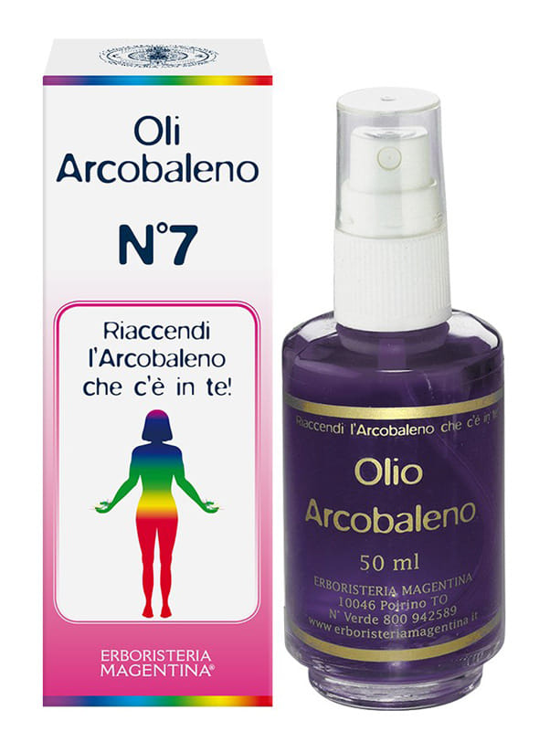 Olio da Massaggio Arcobaleno N.7 Porpora, 50ml