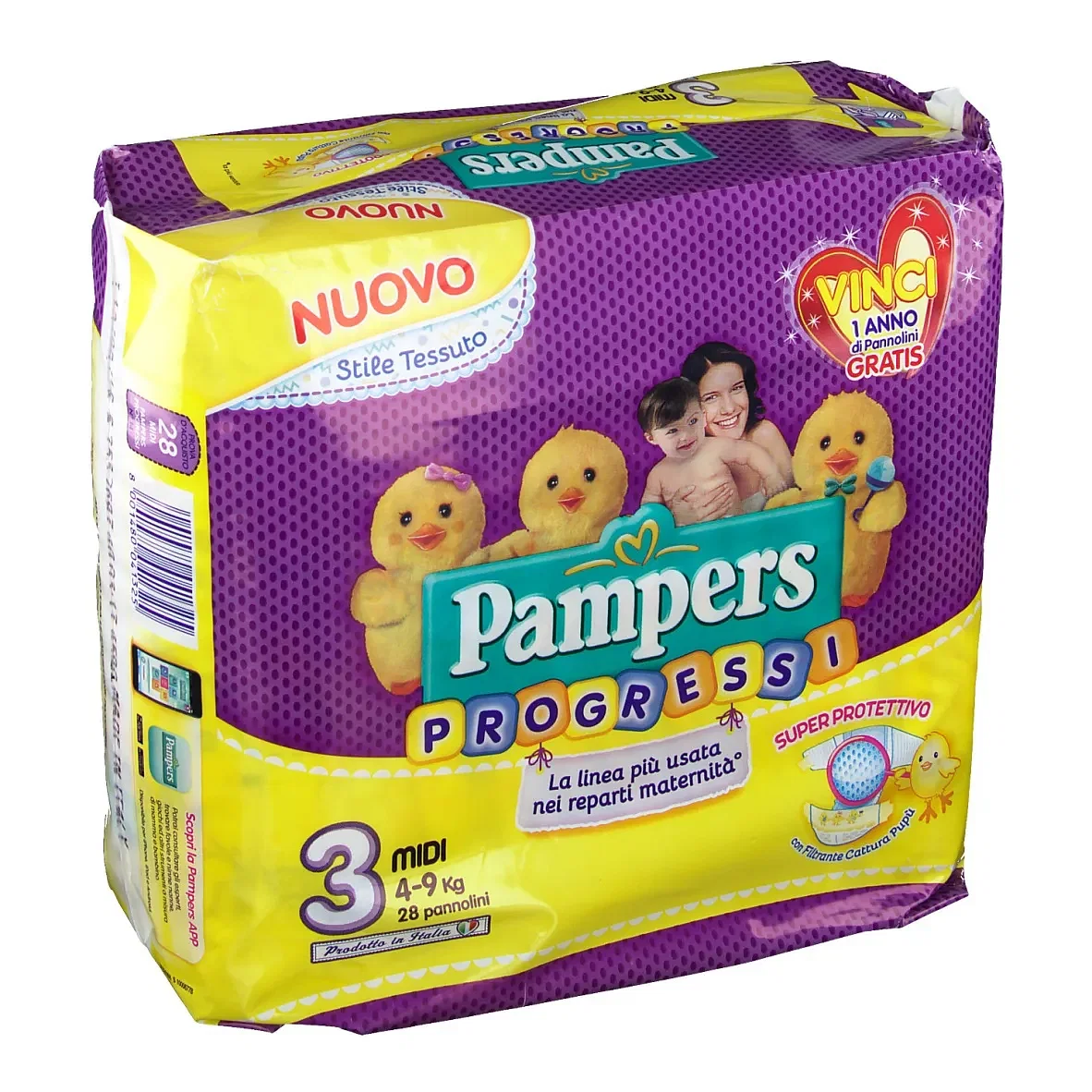 Pampers Progressi Sensitive Midi 28 Pezzi