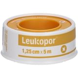 CEROTTO IN ROCCHETTO LEUKOPOR IPOALLERGENICO TESSUTO NON TESSUTO BIANCO 1,25X500 CM