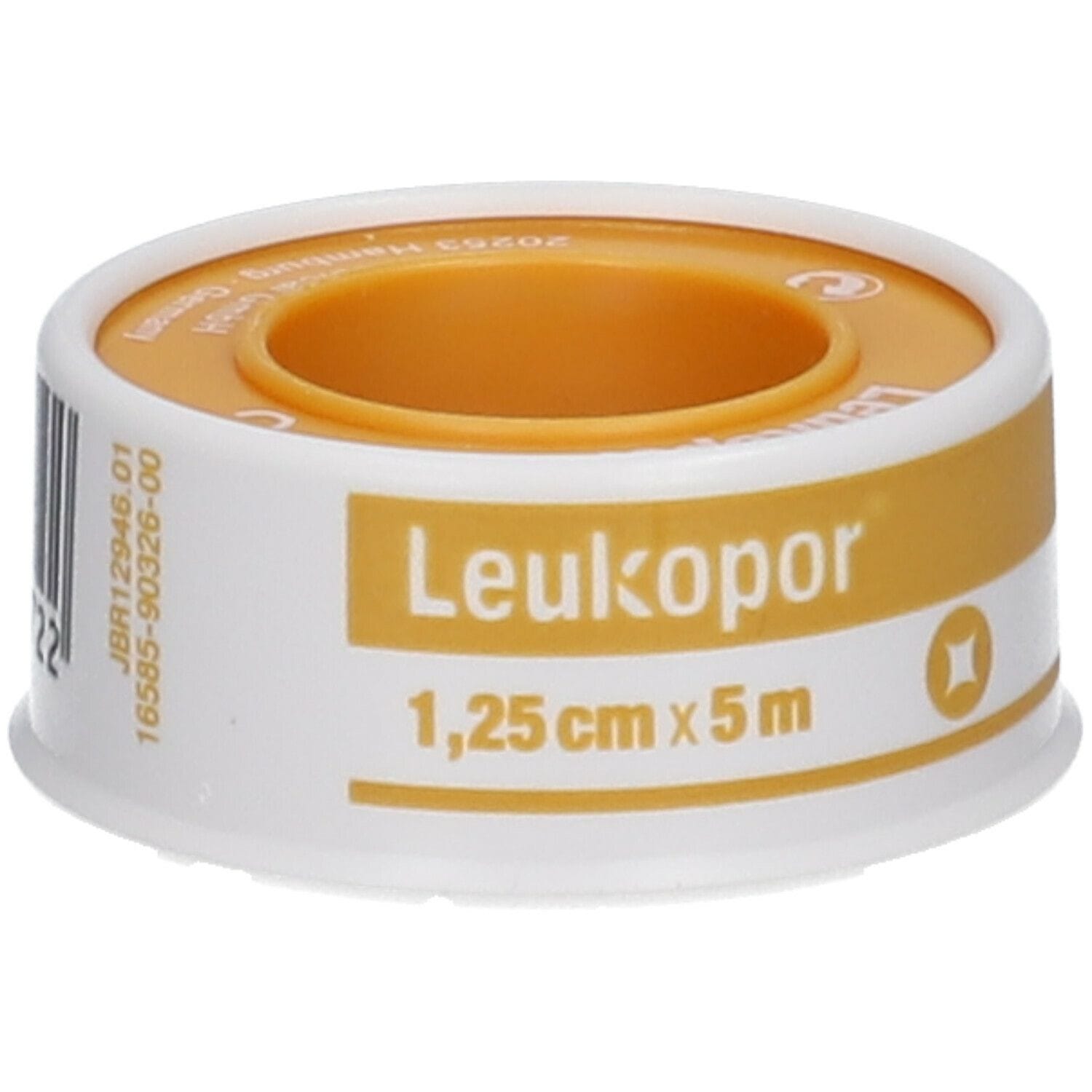 Cerotto Leukopor in TNT ipoallergenico 1,25x500cm pelli sensibili